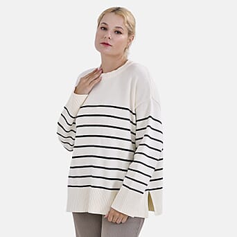 https://tjcuk.sirv.com/Products/77/3/7731817/La-Marey-Viscose-Stripe-Jumper-Size-24-to-26-Black_7731817_2.jpg?w=342&h=342