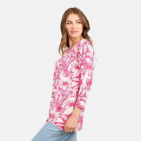 Viscose Jumper (Size 1x1 cm) - Hot Pink