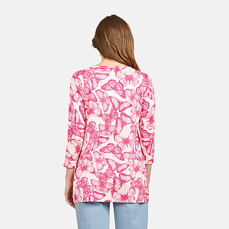 Viscose Jumper (Size 1x1 cm) - Hot Pink