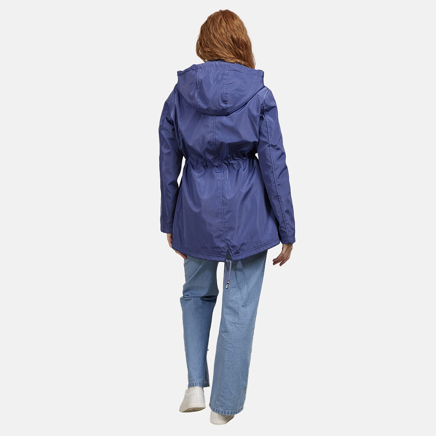 Mudflower Raincoat With Hoodie (Size 10) - Navy