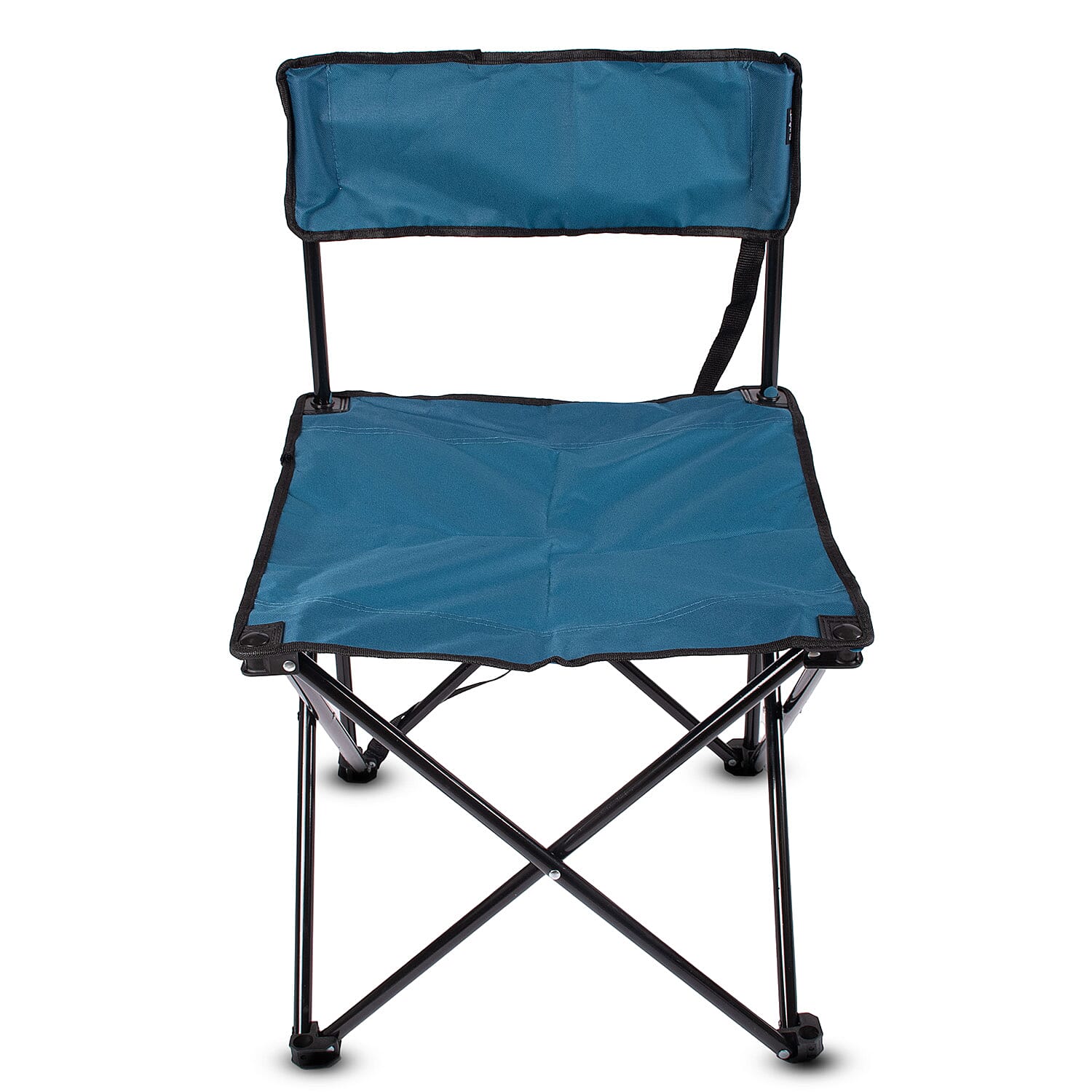 Camping Chair (Comes with Carry Bag, Ideal for Outdoor Events, Max Weight upto 110kgs) - Blue