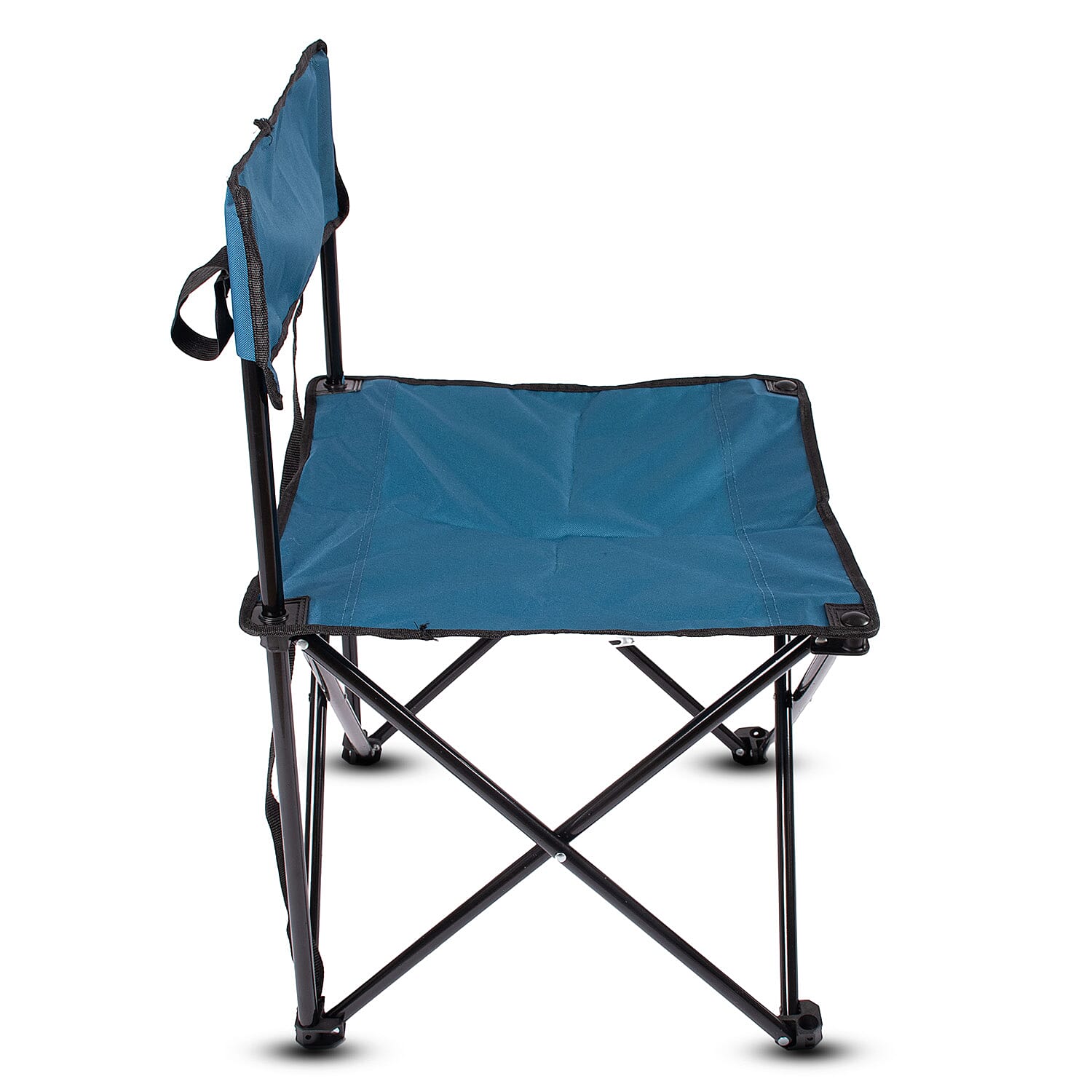 Camping Chair (Comes with Carry Bag, Ideal for Outdoor Events, Max Weight upto 110kgs) - Blue
