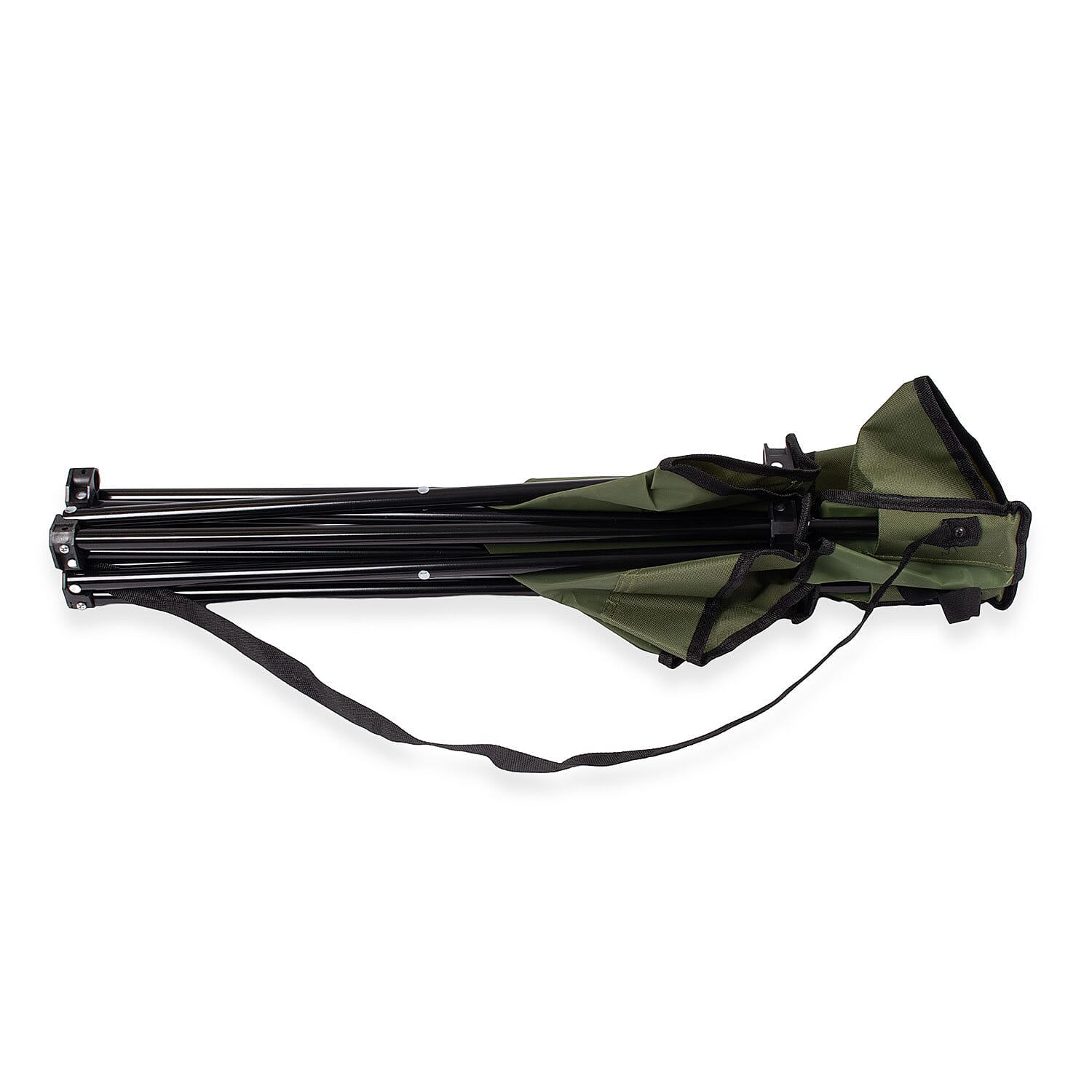 Camping Chair (Comes with Carry Bag, Ideal for Outdoor Events, Max Weight upto 110kgs) - Green