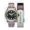 NUBEO Limited Edition APOLLO Automatic Nano Glow 20 ATM Water Resist. SS Chain Strap NASA patch