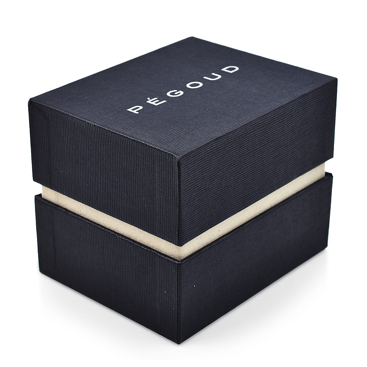 PEGOUD Premiere Mechanical Skeleton Movement 5 ATM Water Resistant Watch with Brown Genuine Leather Strap