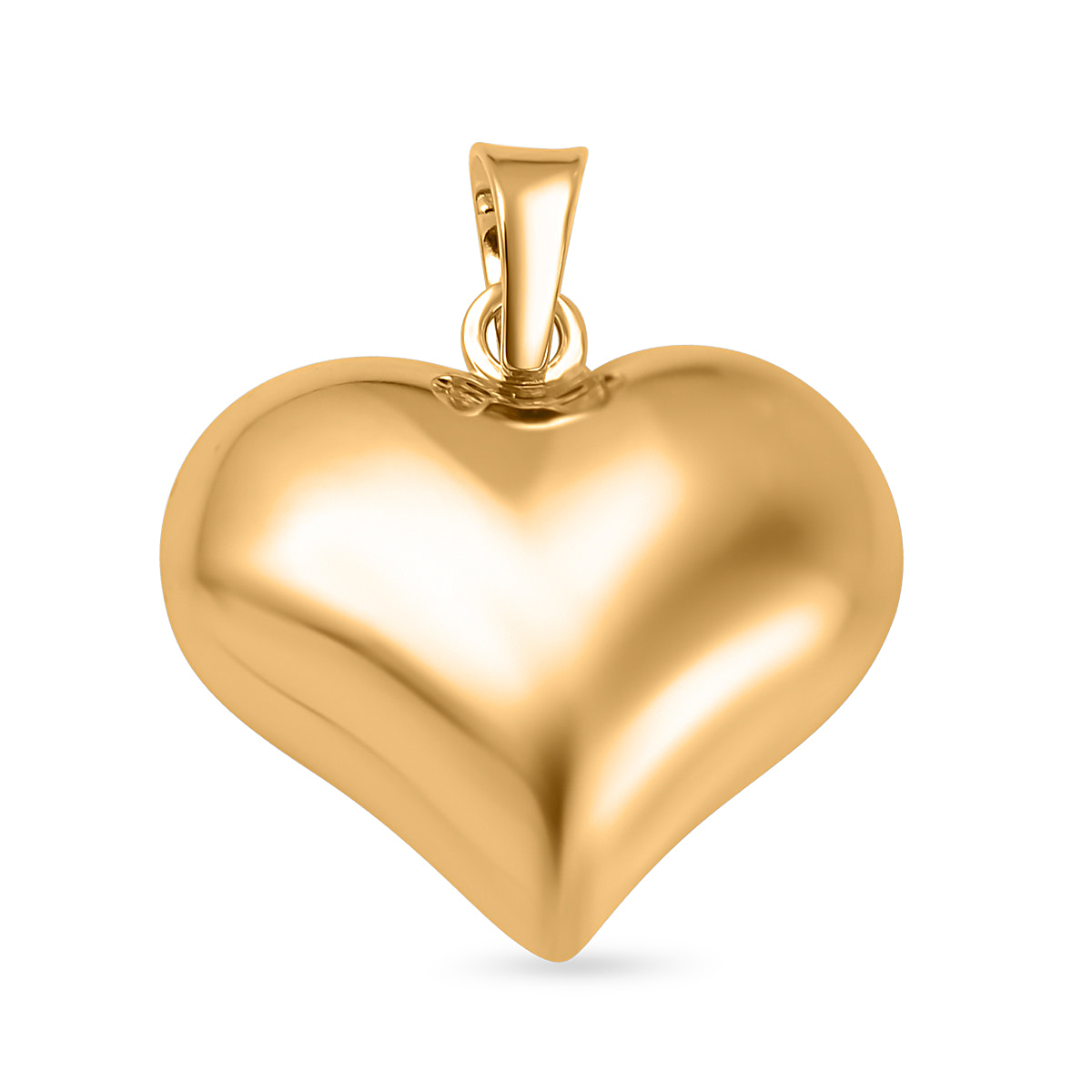 9K Yellow Gold Heart Pendant