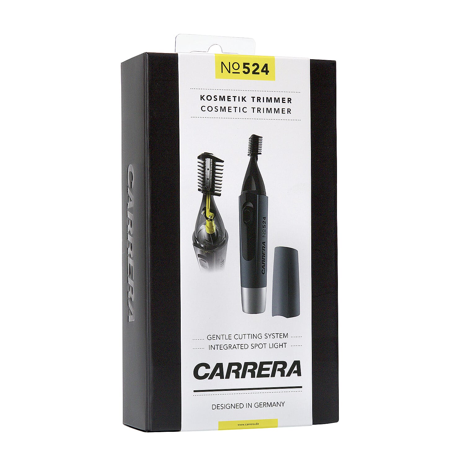 CARRERA 524 Cosmetic Unisex Trimmer (Precision Trimming - Small Hair, Nose, Ear, Eye Brows) - Multi