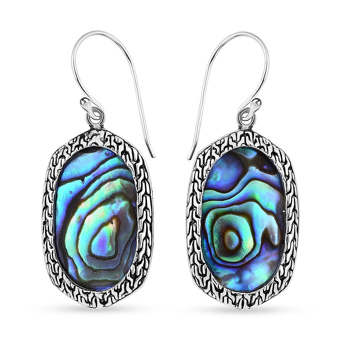 Abalone Shell Sterling Silver Ocean-Inspired Earring