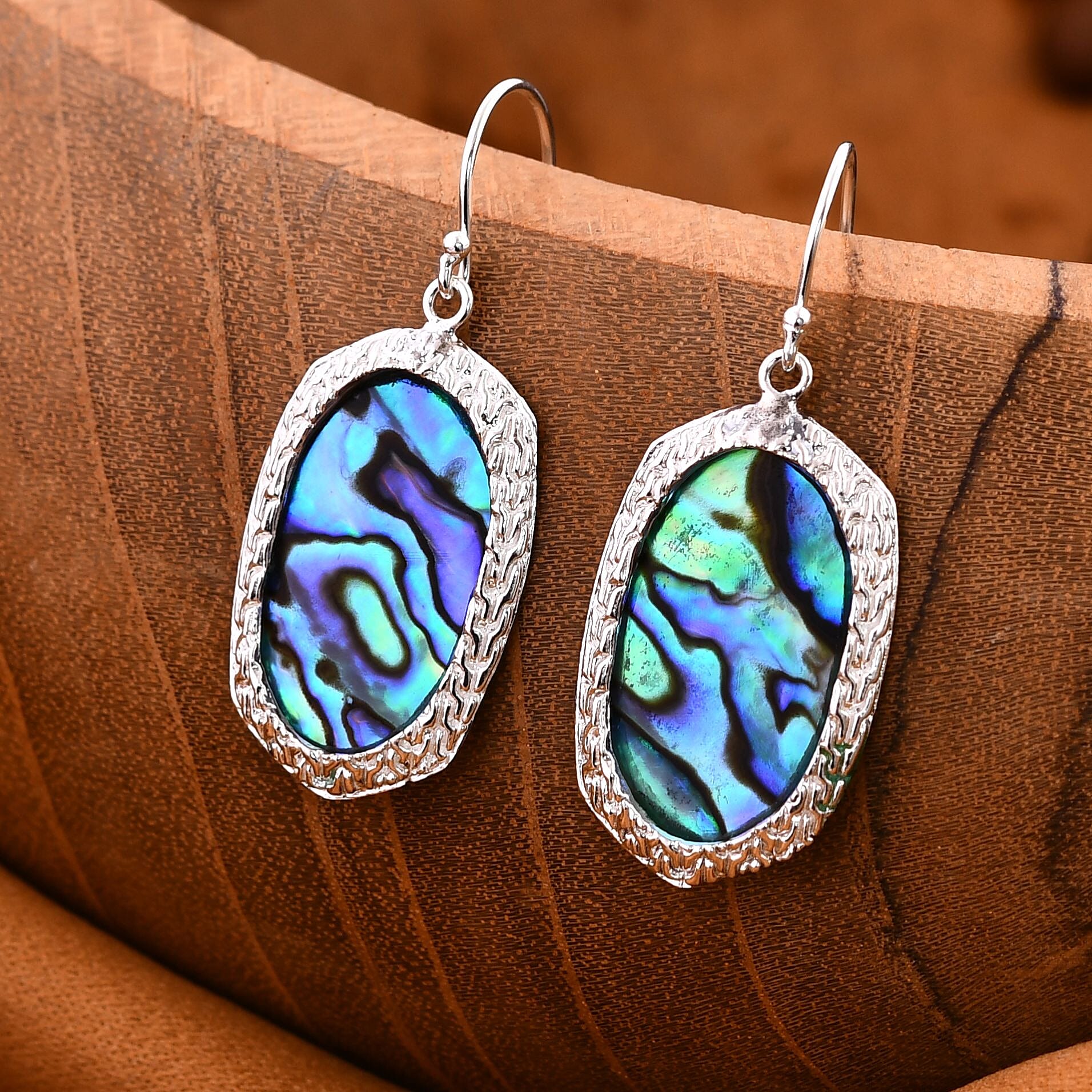 Abalone Shell Sterling Silver Ocean-Inspired Earring