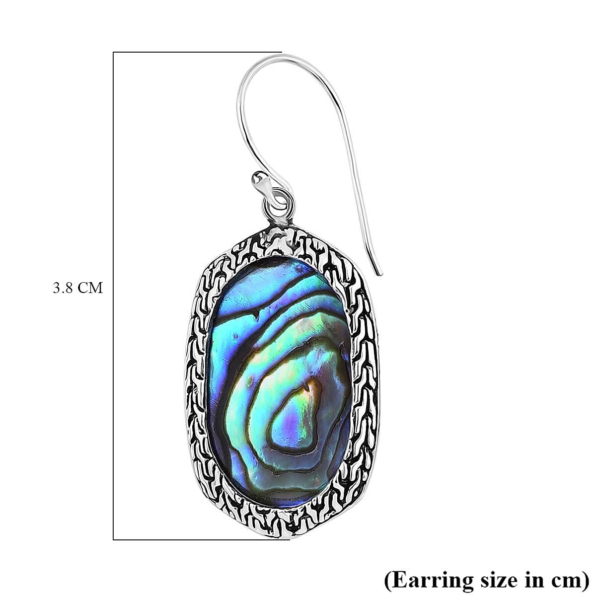 Abalone Shell Sterling Silver Ocean-Inspired Earring