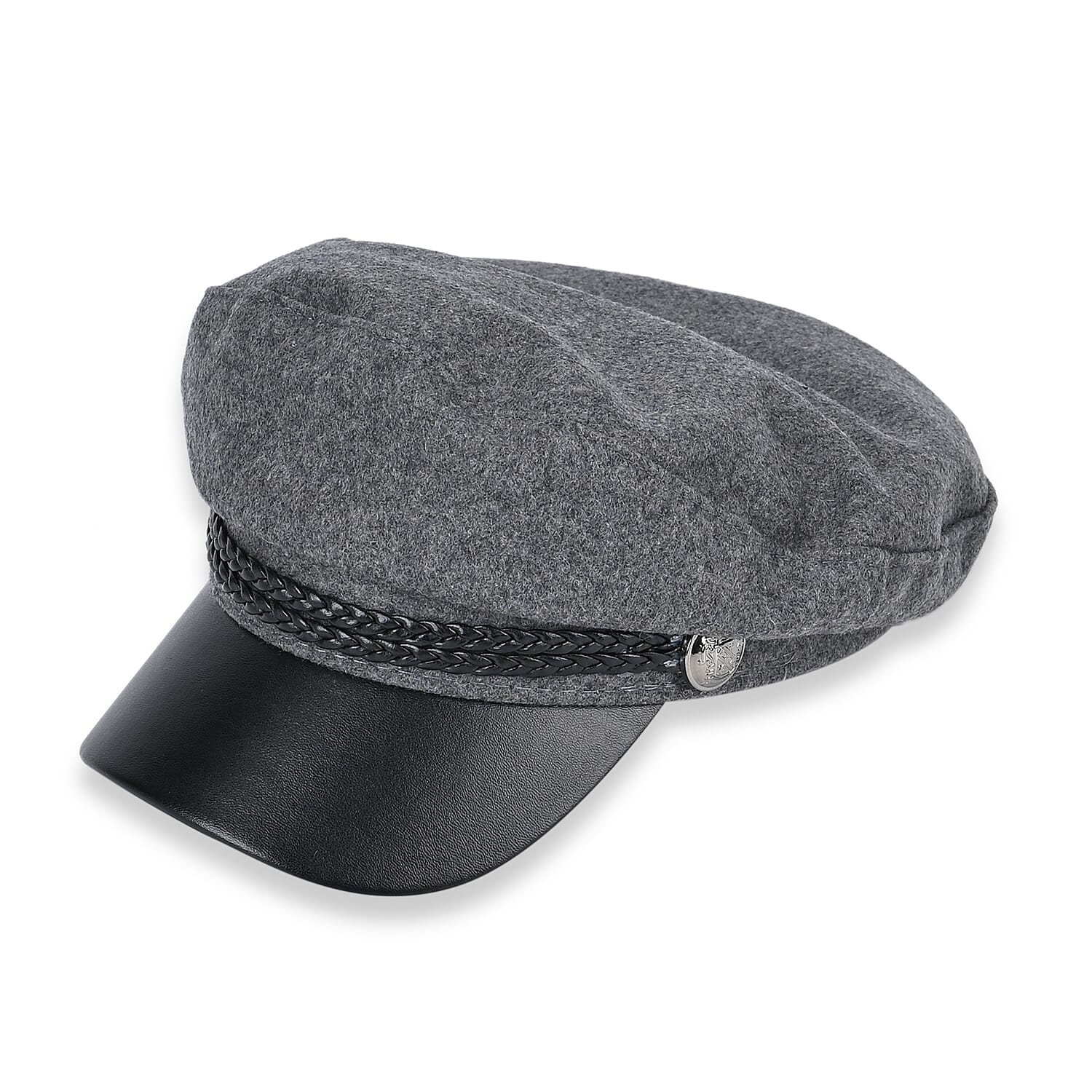 Classic Baker Boy Bretan Hat - Grey
