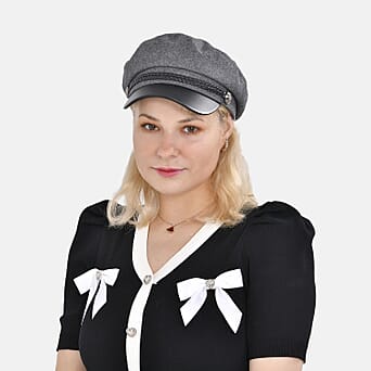 https://tjcuk.sirv.com/Products/77/3/7733319/Cotton-Patterned-Hat-Cap-and-Earmuff-Size-56x7-cm-Grey-Black_7733319_1.jpg?w=342&h=342