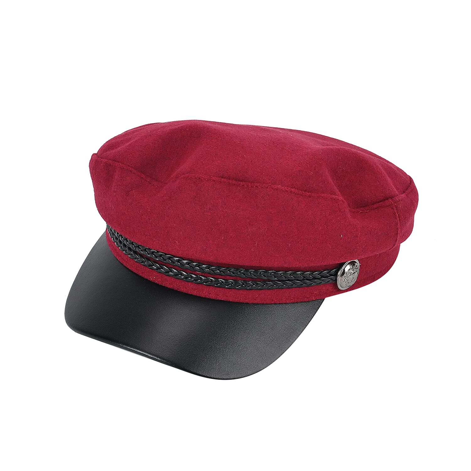 Classic Baker Boy Bretan Hat - Red