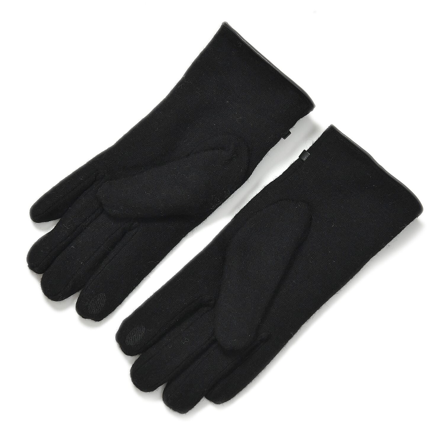 Winter Must-Have - Cashmere Touch Screen Gloves - Black