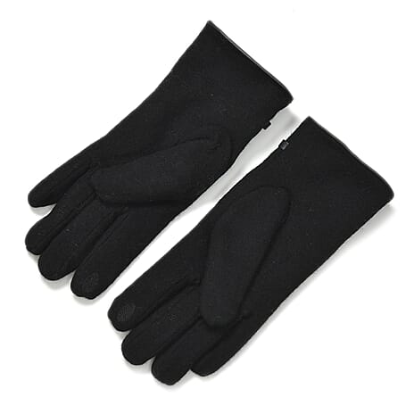 Winter Must-Have - Cashmere Touch Screen Gloves - Black