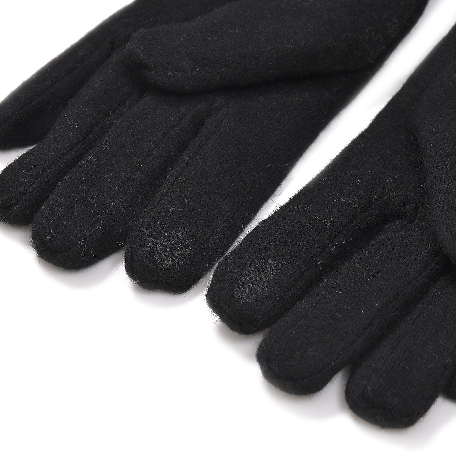 Winter Must-Have - Cashmere Touch Screen Gloves - Black