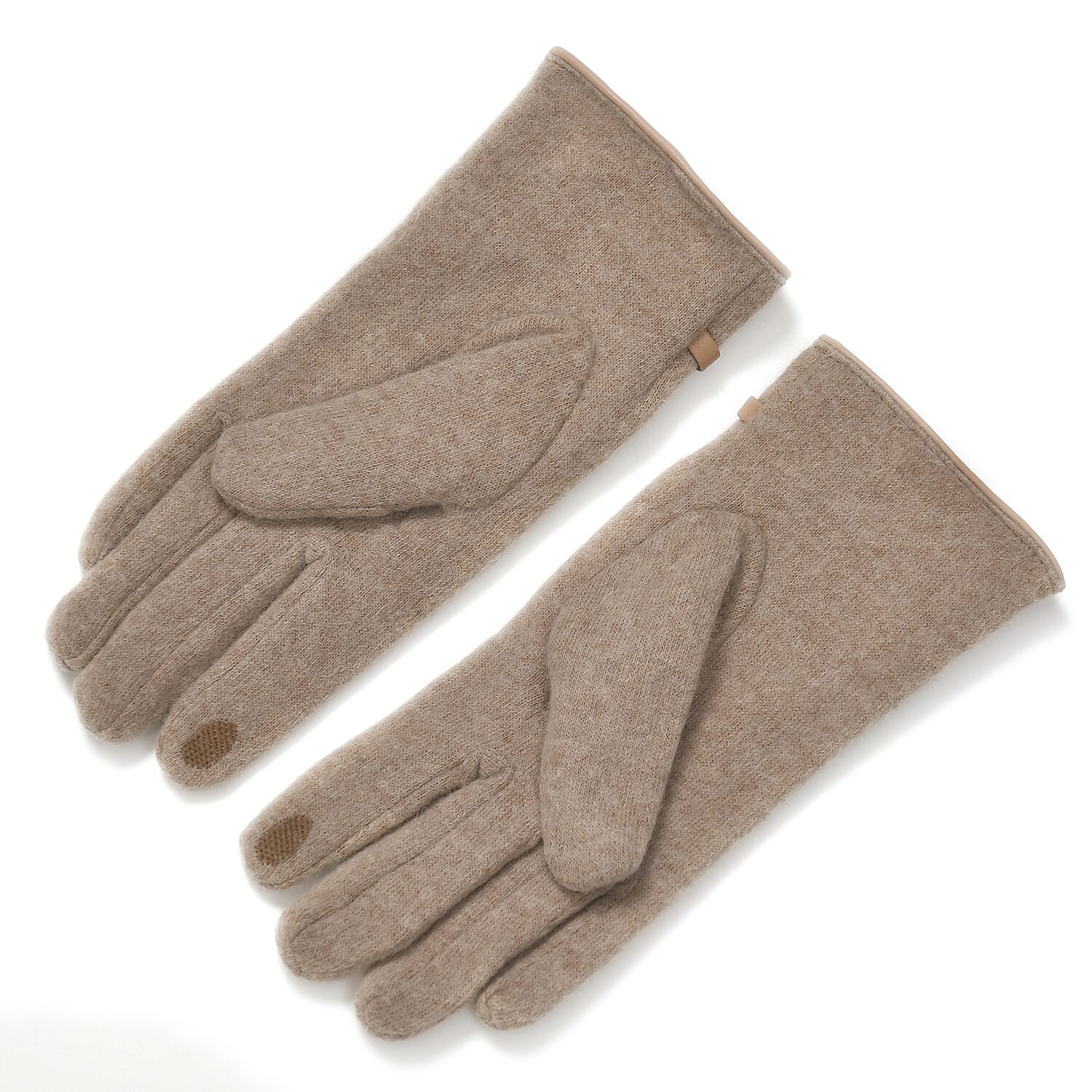 Winter Must-Have - Cashmere Touch Screen Gloves - Khaki