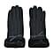 Cashmere Gloves with Faux Fur Trim