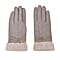Cashmere Gloves with Faux Fur Trim