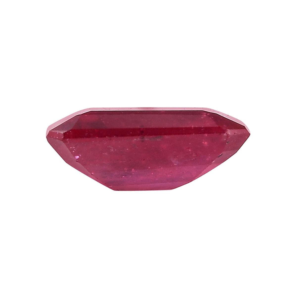 Fissure Filled Ruby Octagon 7x5 mm