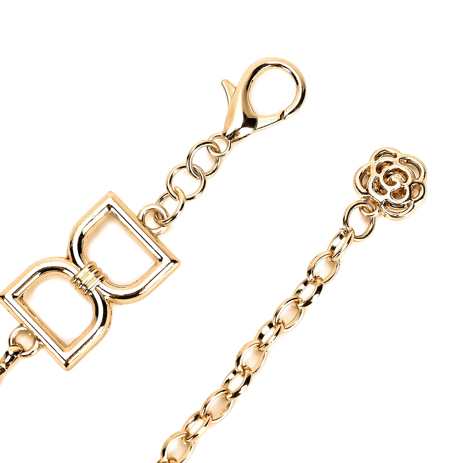 Women Stylish Chain-Link Belt (Free Size, 130 cm) - Golden