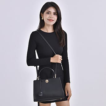 https://tjcuk.sirv.com/Products/77/3/7733601/Genuine-Leather-Solid-Crossbody-Bag-Size-30x11x21-cm-Black-Black_7733601_1.jpg?w=342&h=342