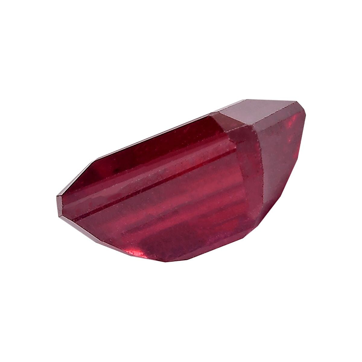 Fissure Filled Ruby Octagon 8x6 mm