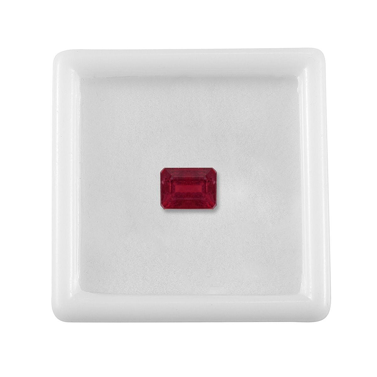 Fissure Filled Ruby Octagon 8x6 mm