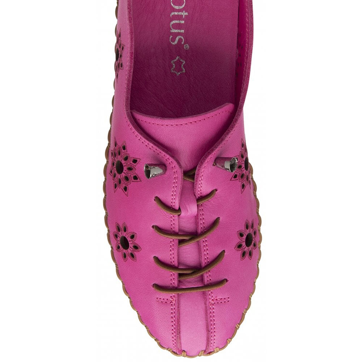 LOTUS Leather Kristen Slip-On Shoes (Size 3) - Raspberry