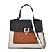 Genuine Leather Patterned Crossbody Bag with Detachable Strap
