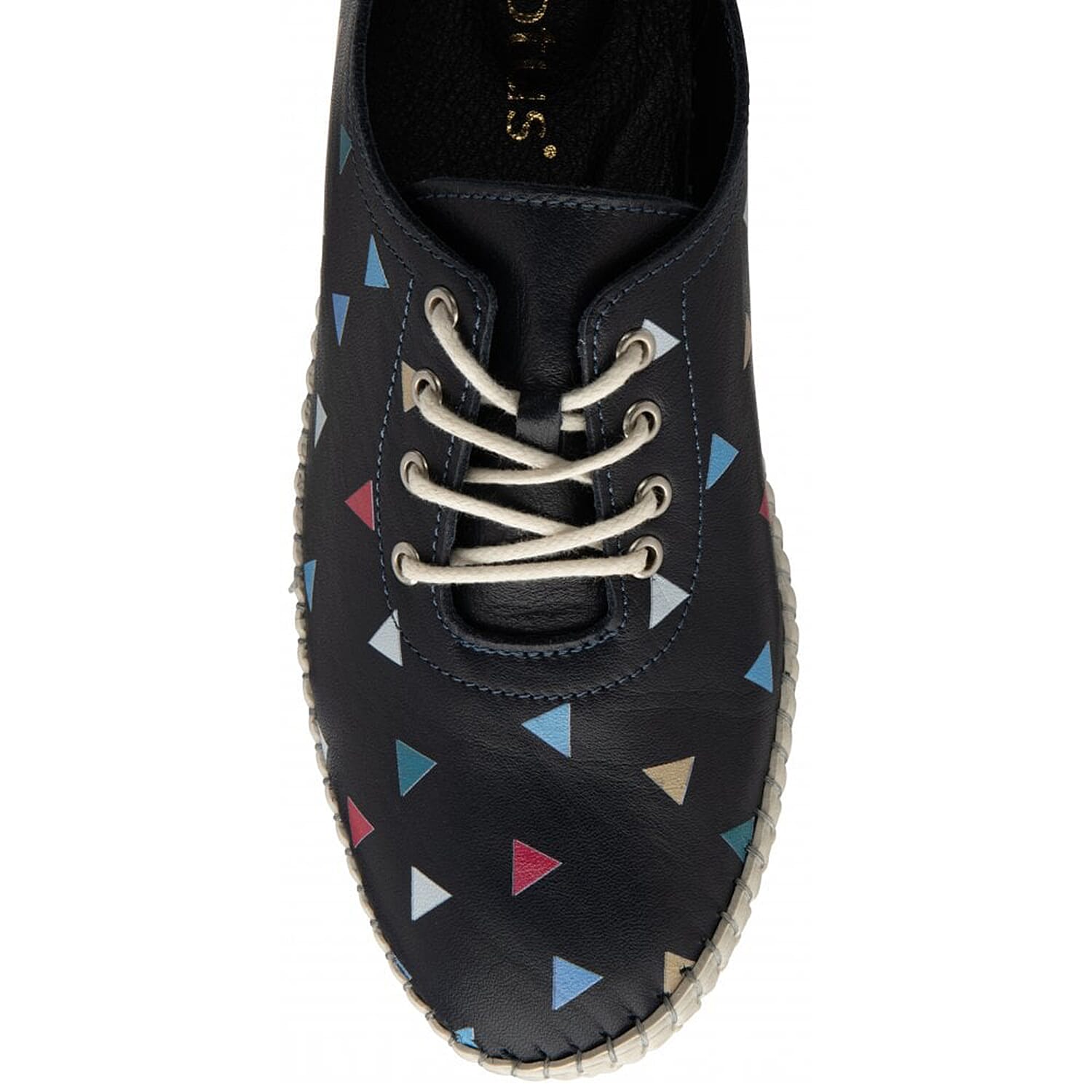LOTUS Leather Kay Lace-Up Shoes - Blue