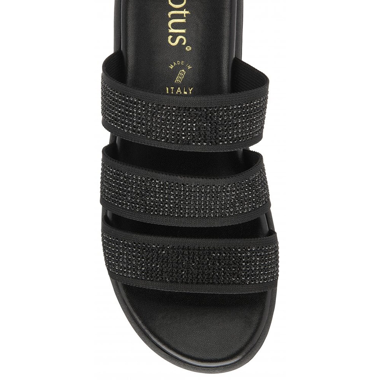 LOTUS Olga Mule Sandals (Size 3) - Black