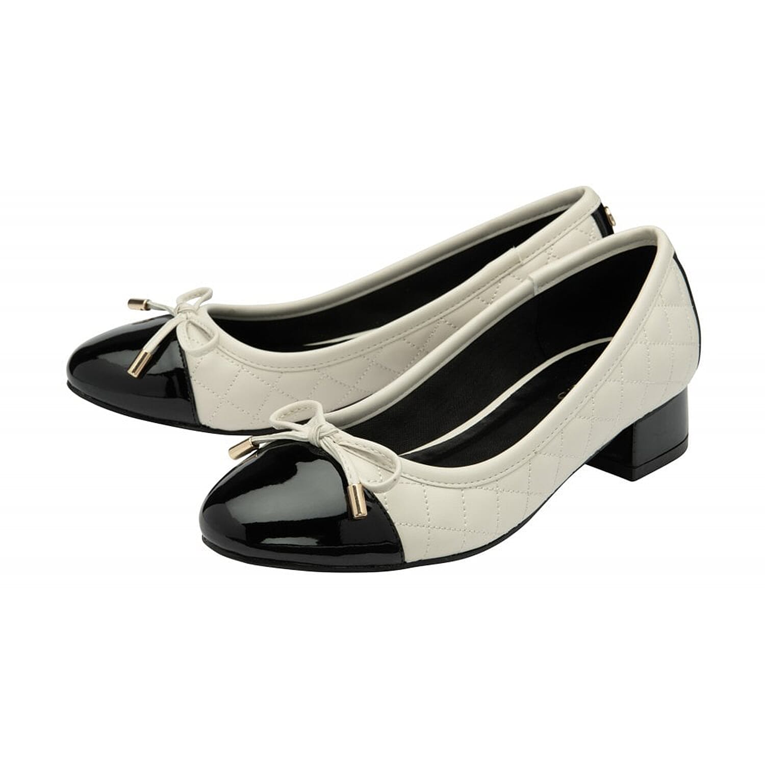 LOTUS Rush Ballerina Shoes (Size 4) - Cream Black