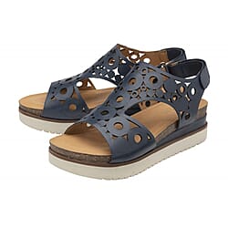 LOTUS Leather Melbourne Open-Toe Flatform Sandals