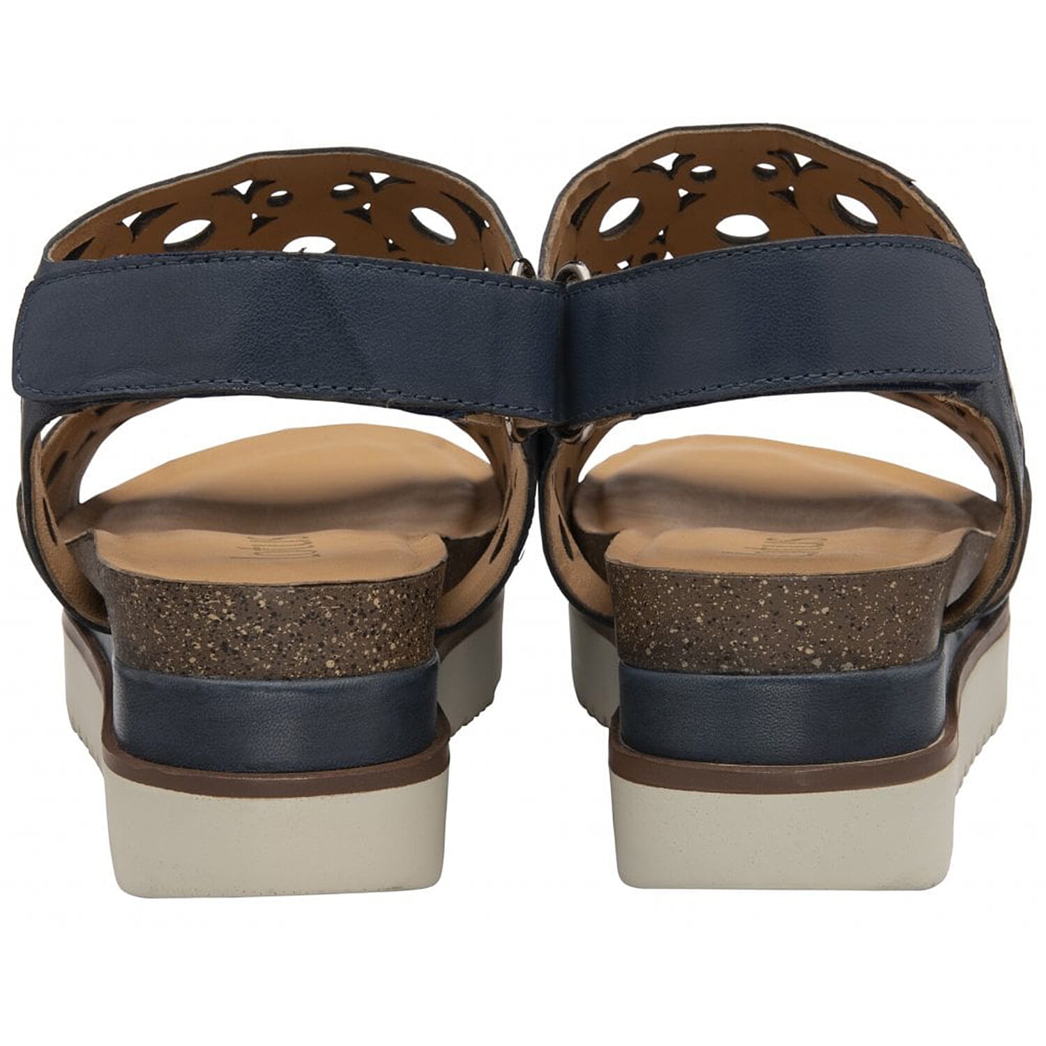 LOTUS Leather Melbourne Open-Toe Flatform Sandals