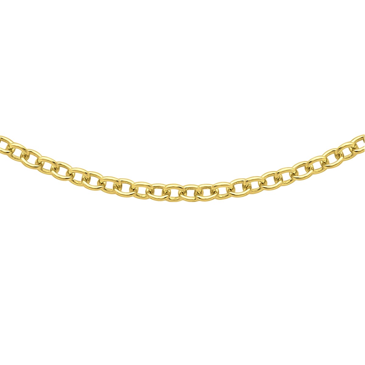 Vicenza Closoeut - 18K Yellow Gold Rolo Chain (Size - 18),  Gold Wt. 2.6 Gms