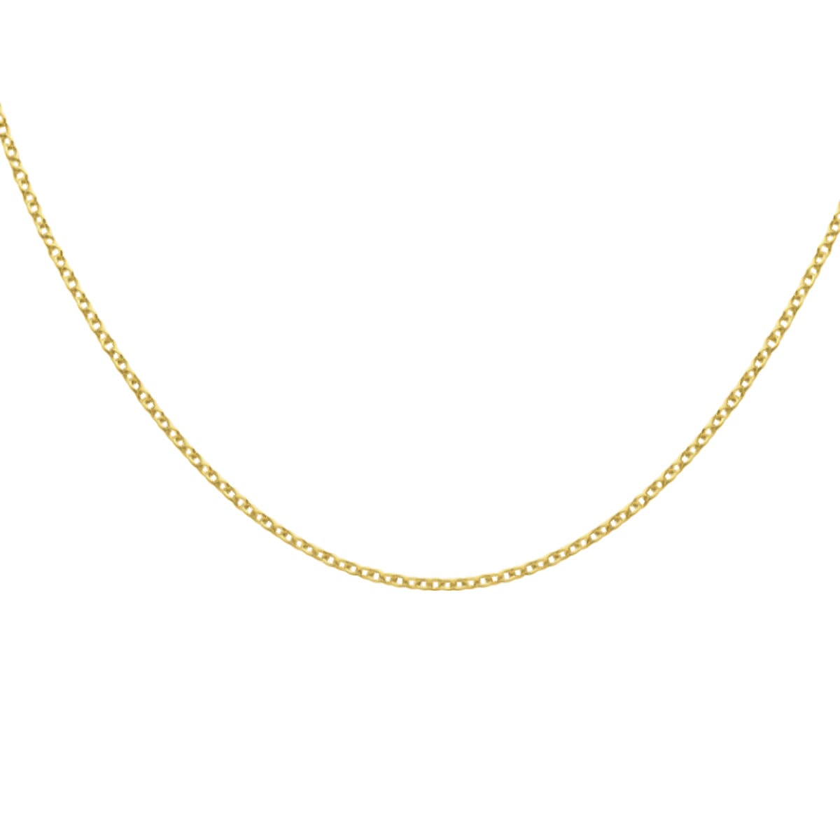 Vicenza Closoeut - 18K Yellow Gold Rolo Chain (Size - 18),  Gold Wt. 2.6 Gms
