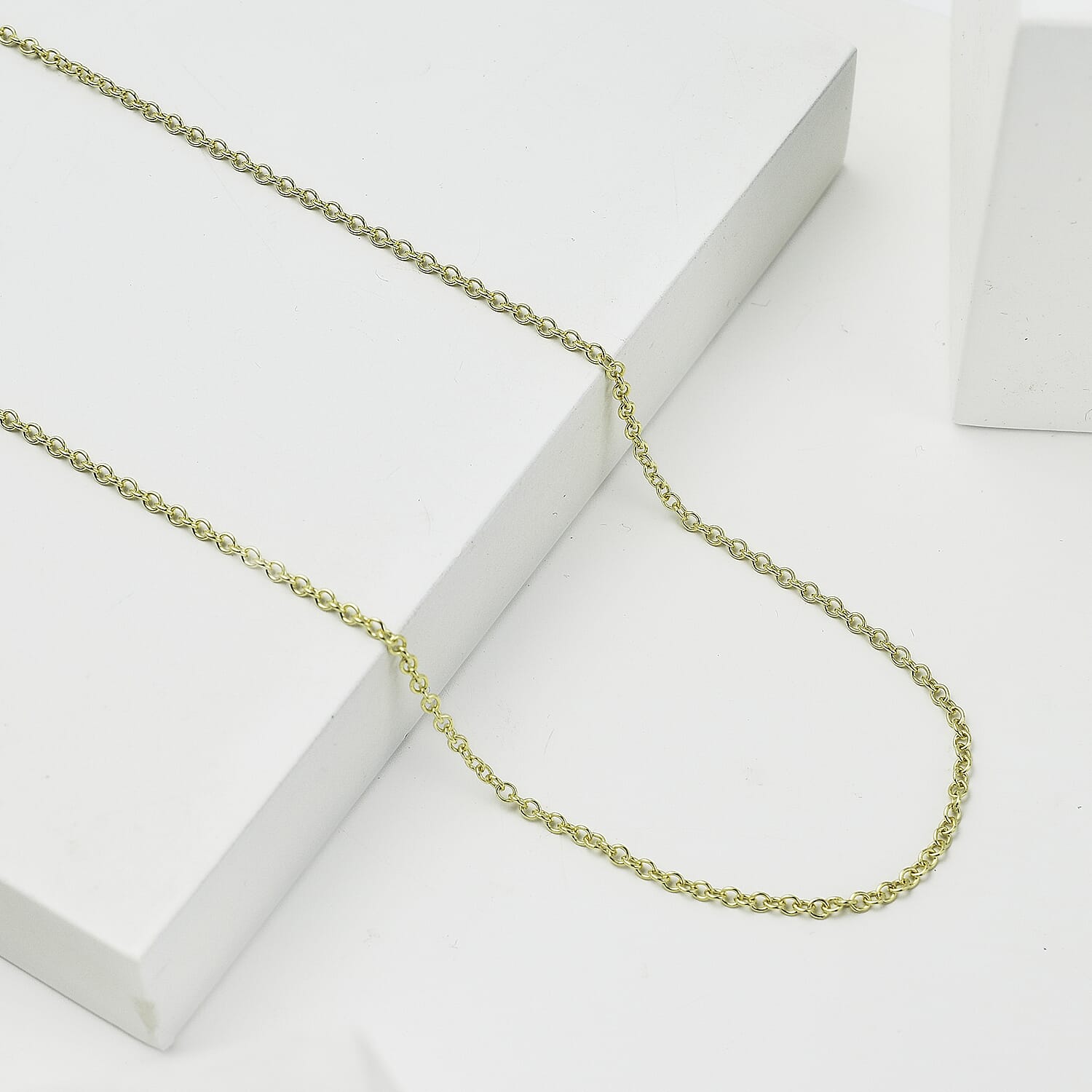 Vicenza Closoeut - 18K Yellow Gold Rolo Chain (Size - 18),  Gold Wt. 2.6 Gms