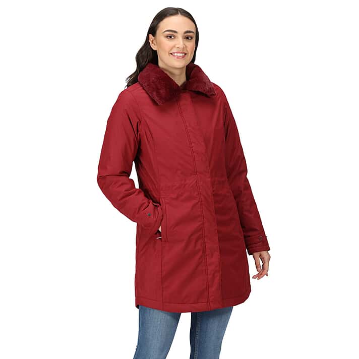 Polyester Coat (Size 1x1 cm) - Cabernet