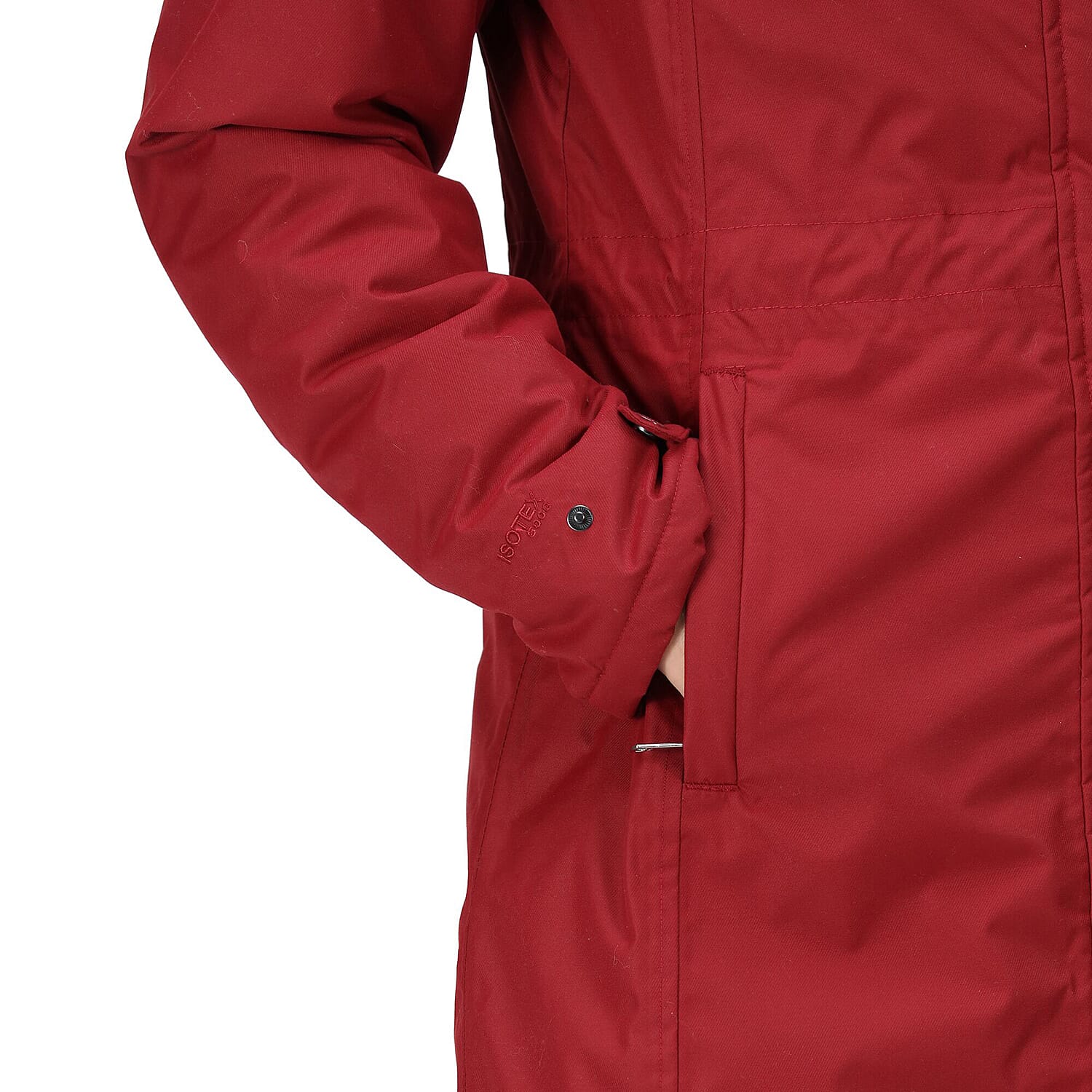 Polyester Coat (Size 1x1 cm) - Cabernet