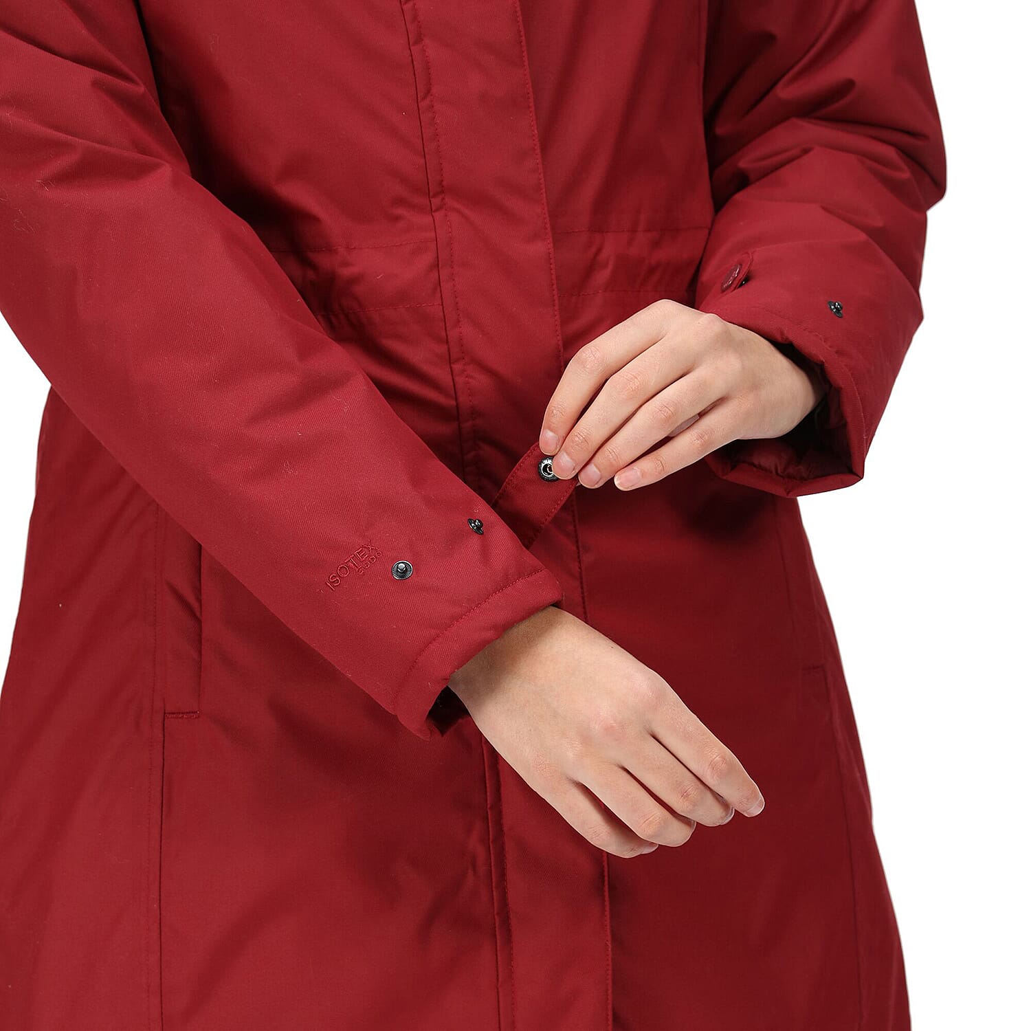 Polyester Coat (Size 1x1 cm) - Cabernet