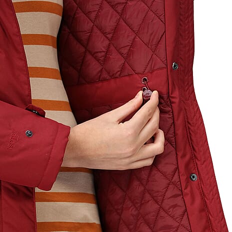 Polyester Coat (Size 1x1 cm) - Cabernet