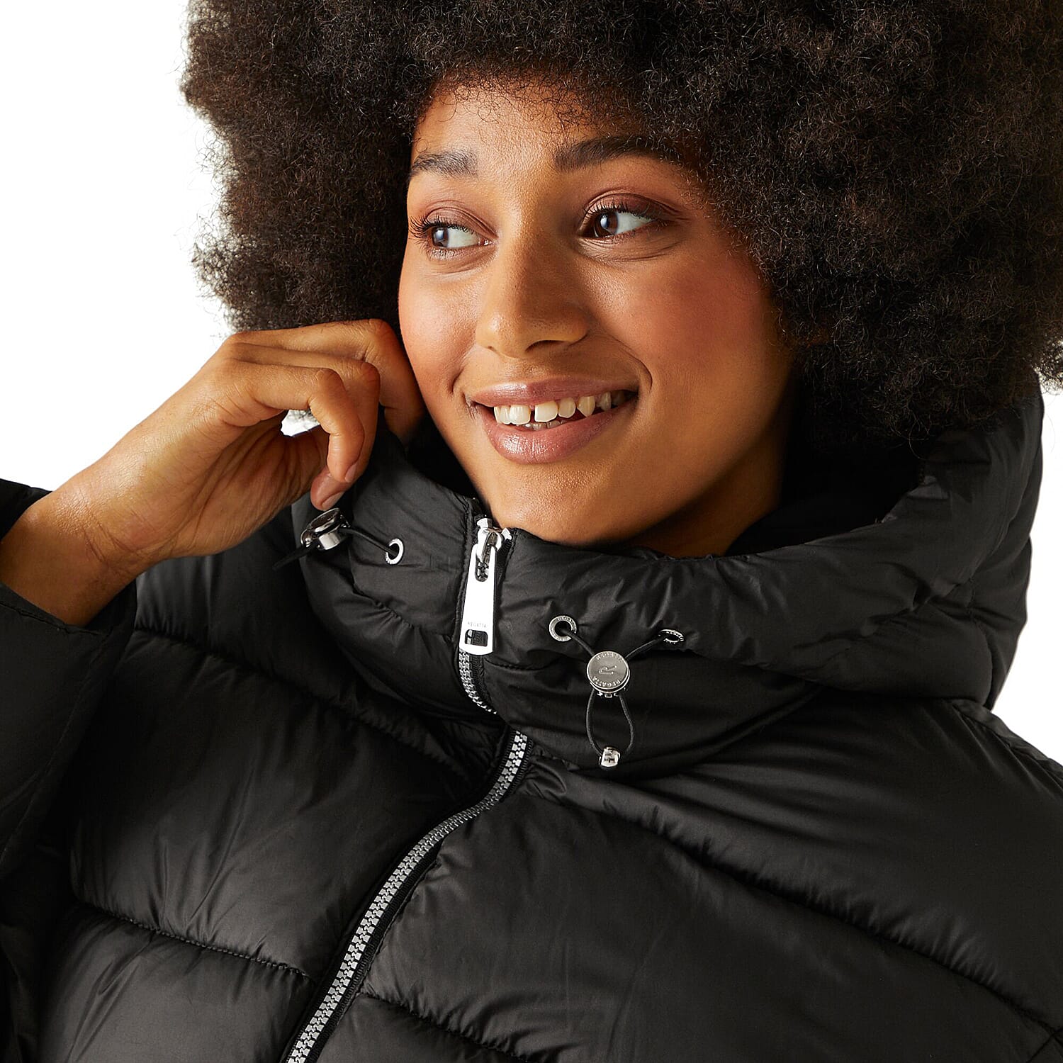 Polyester Coat (Size 1x1 cm) - Black