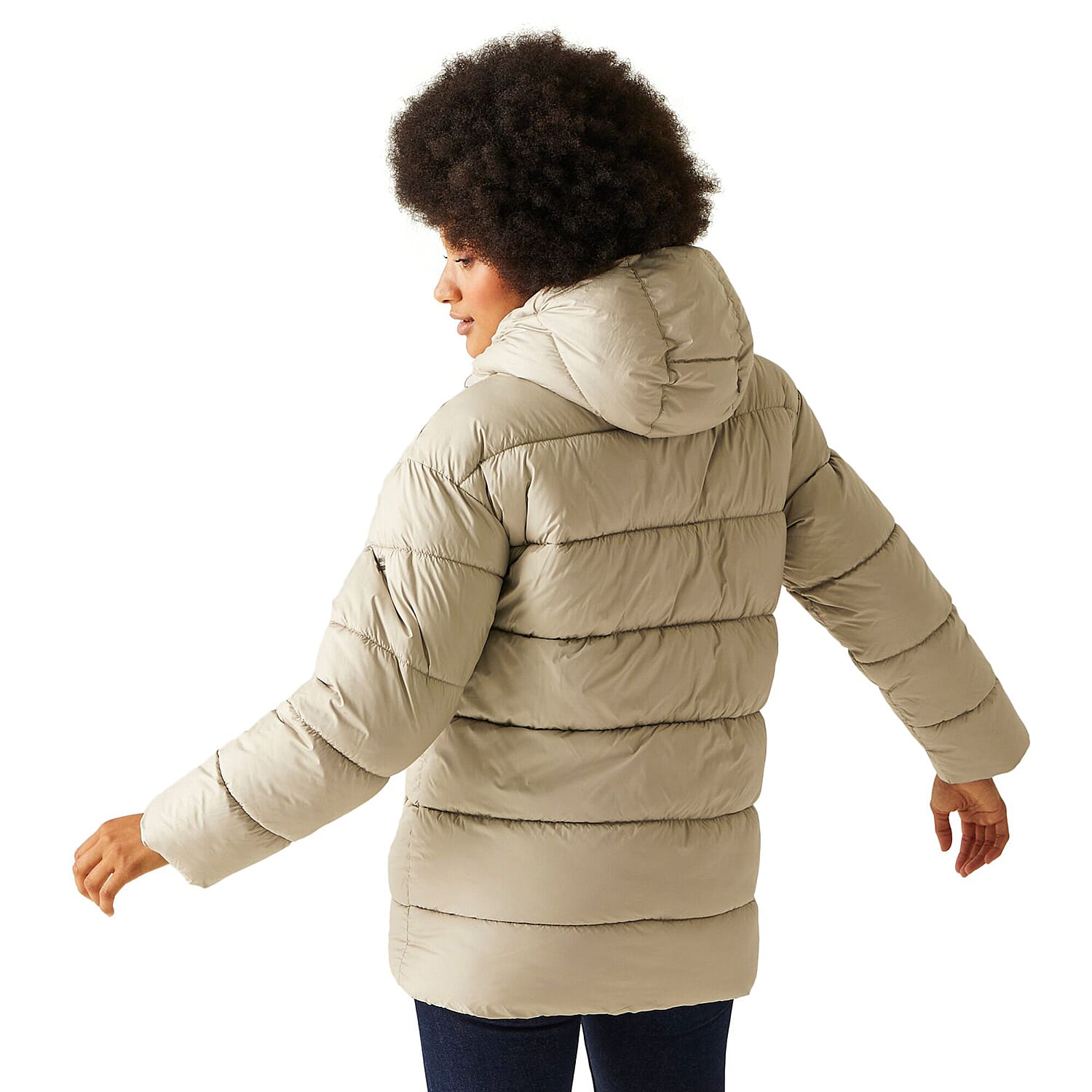 Polyester Coat (Size 1x1 cm) - Warm Beige