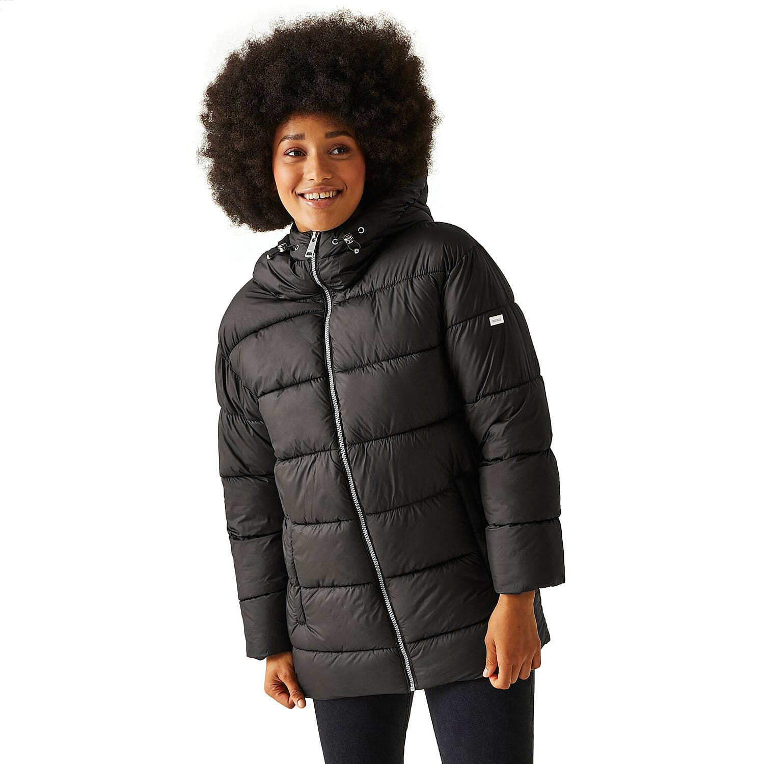 Polyester Coat (Size 1x1 cm) - Black