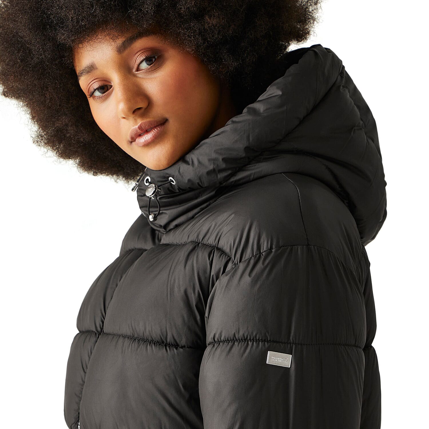 Polyester Coat (Size 1x1 cm) - Black