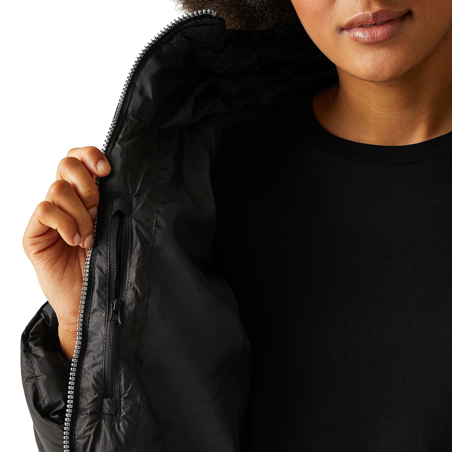 Polyester Coat (Size 1x1 cm) - Black