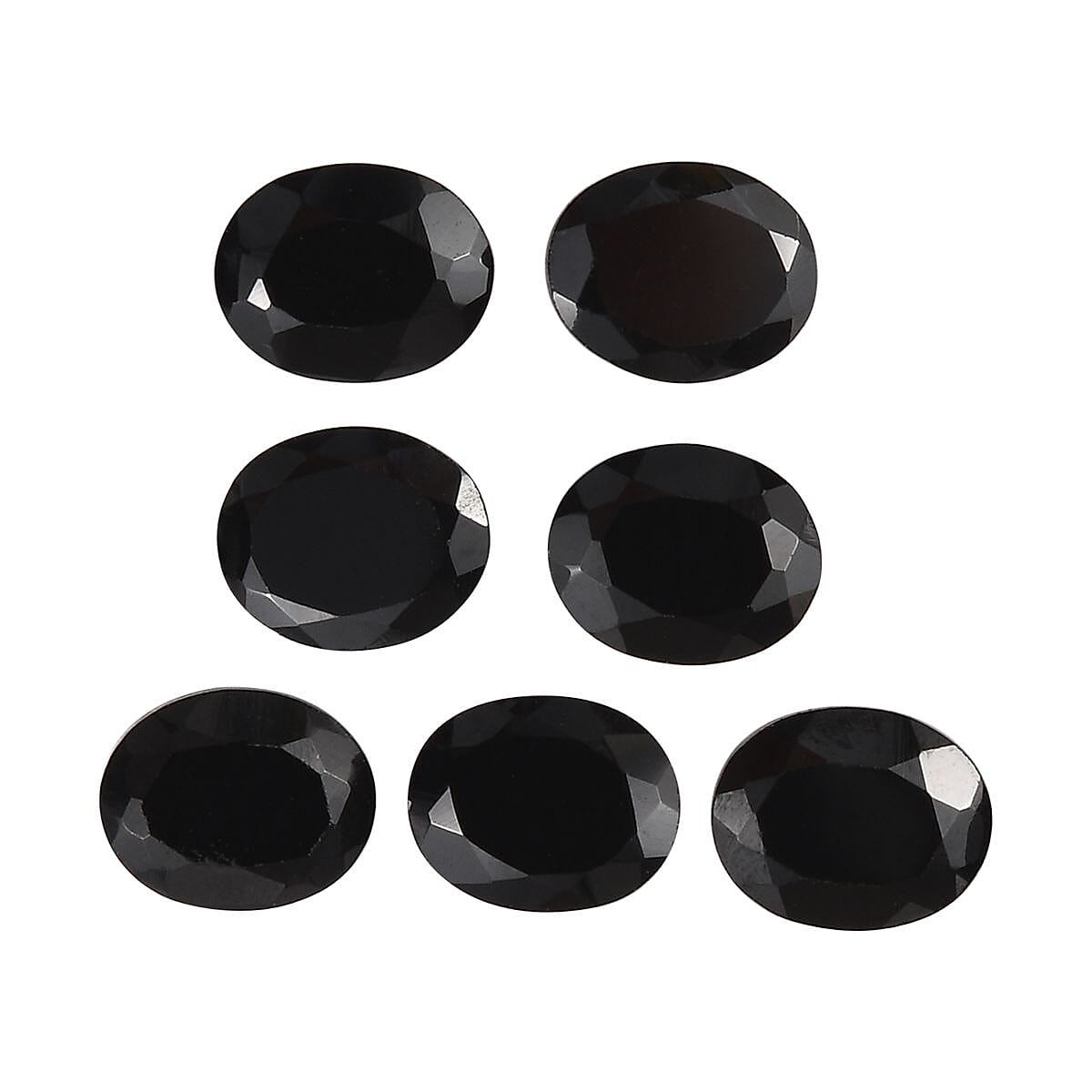 Black Spinel Oval 5x4 mm