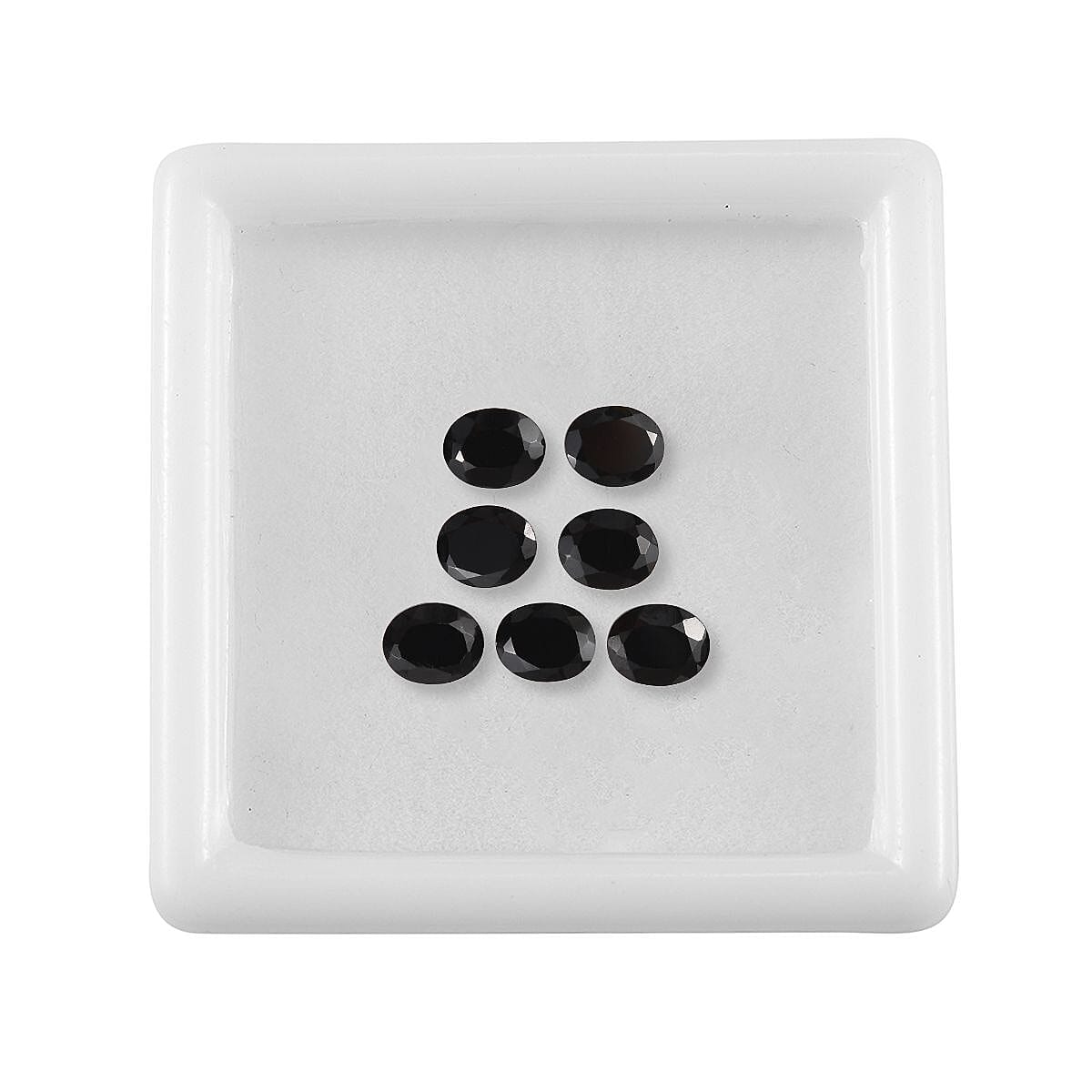 Black Spinel Oval 5x4 mm