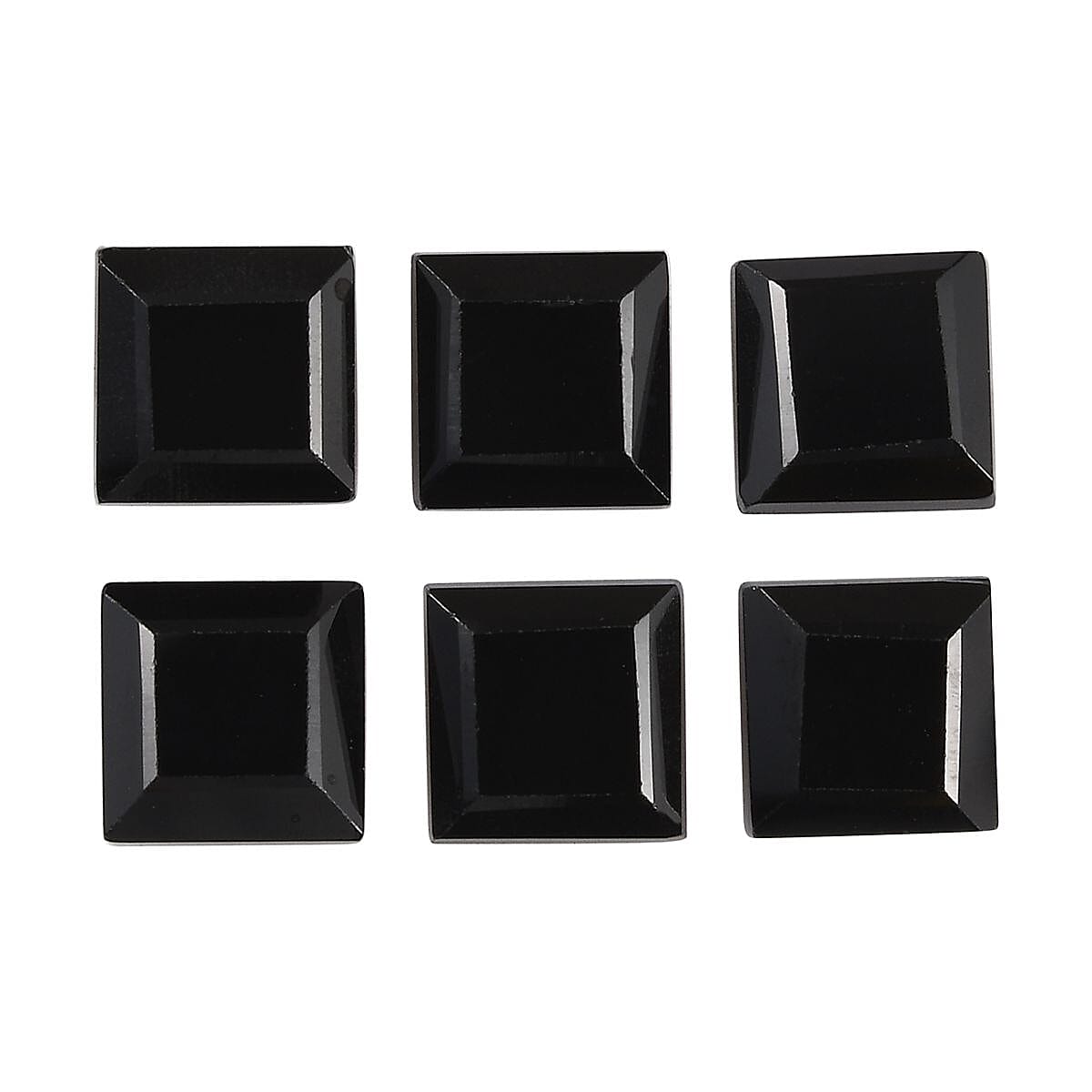 Black Spinel Square 5 mm